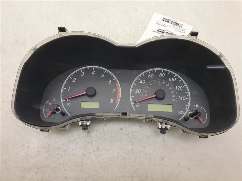 12-13 TOYOTA COROLLA L 1.8L FWD AT SPEEDOMETER INSTRUMENT CLUSTER ASSEMBLY