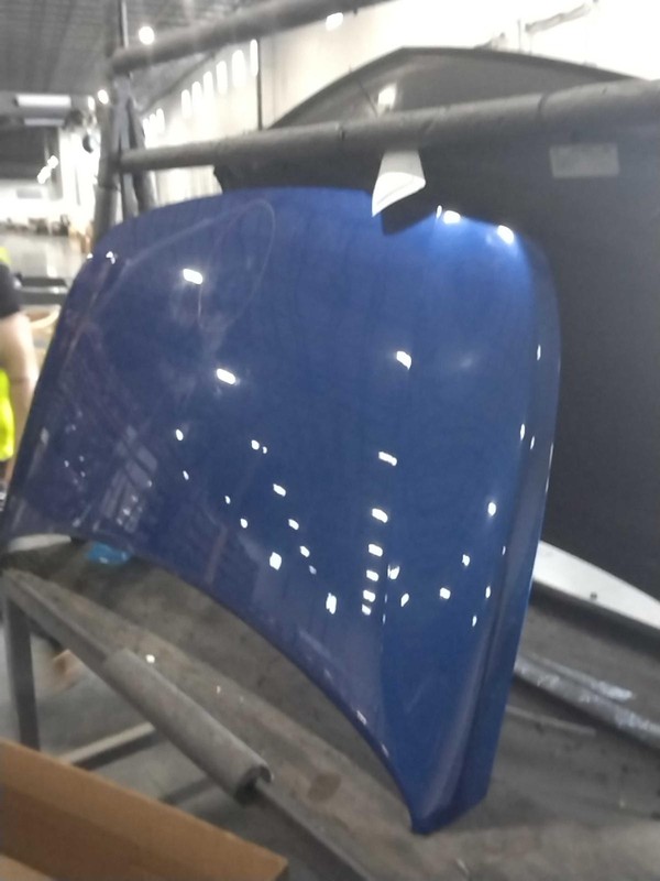 2018 Hyundai Accent Hood Panel Blue OEM 66400J0000 Used 4DR SED BLU