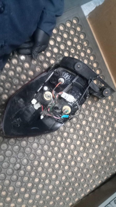 2016 Subaru Impreza Right Tail Light Assembly Black OEM Used 93K Miles