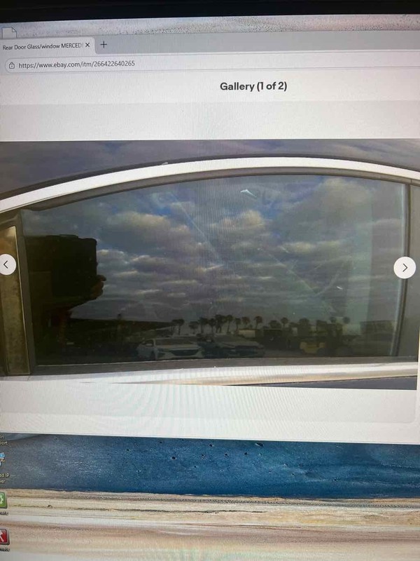 Rear Door Glass/window MERCEDES CLS Right 06 07 08 09 10 11