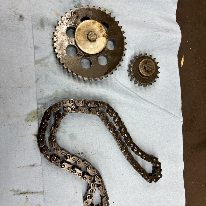 1975 Arctic CatCheetah Vintage Snowmobile Drive chain case sprockets chain