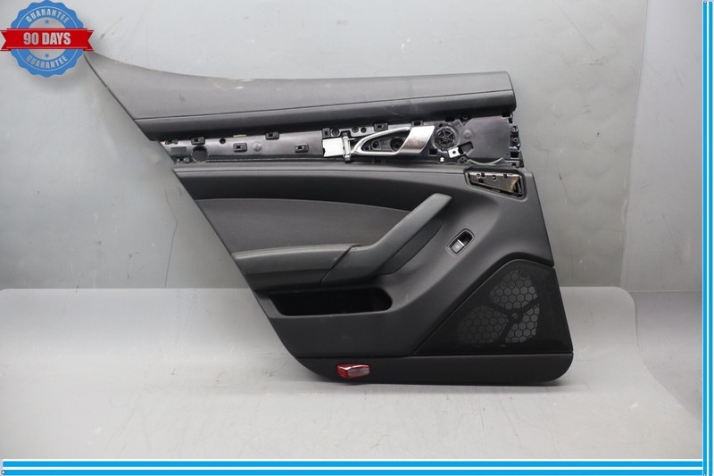 10-16 Porsche Panamera 970 Rear Left Interior Door Trim Panel Cover Black Oem