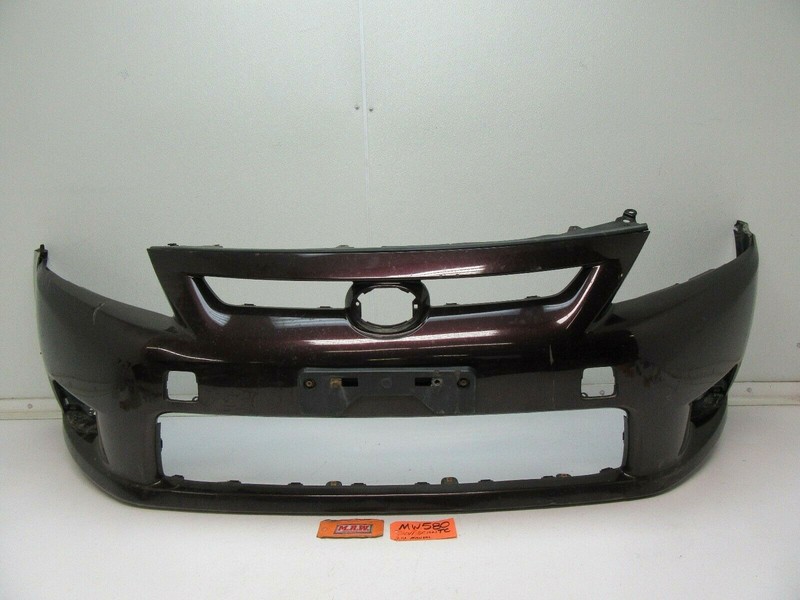 FRONT BUMPER COVER SIZZLING CRIMSON MICA DAMAGED RED CAR for 11 12 13 SCION tC