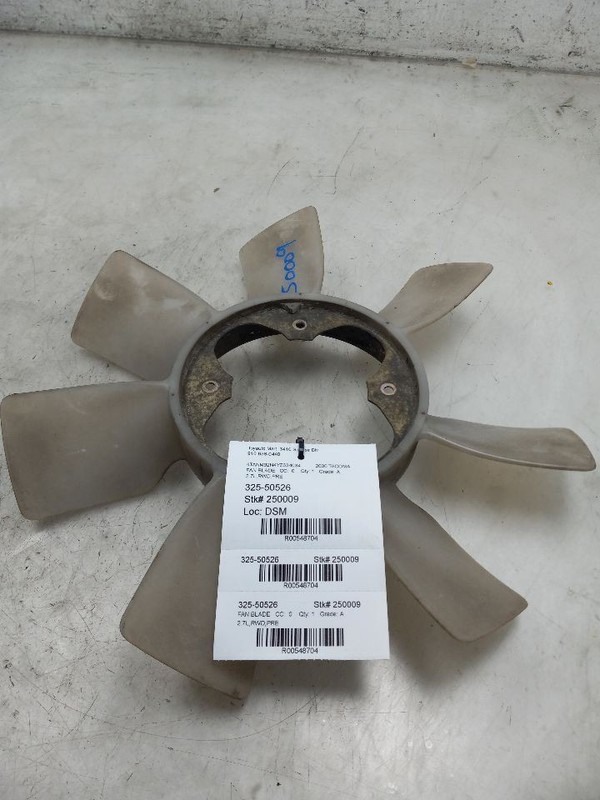 95-23 TOYOTA TACOMA PRE RUNNER 2.7L RADIATOR FAN BLADE 2TRFE