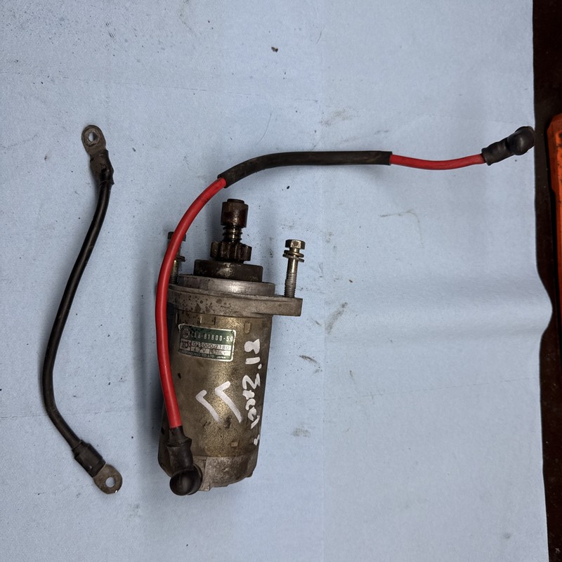 1981 YAMAHA Excel 3 Vintage Snowmobile Et340 motor clutch bolt good