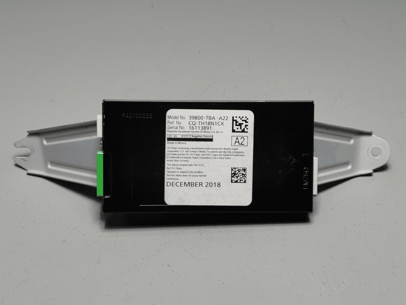 2016-2021 HONDA CIVIC SI AM FM RADIO RECEIVER TUNER CONTROL MODULE UNIT OEM