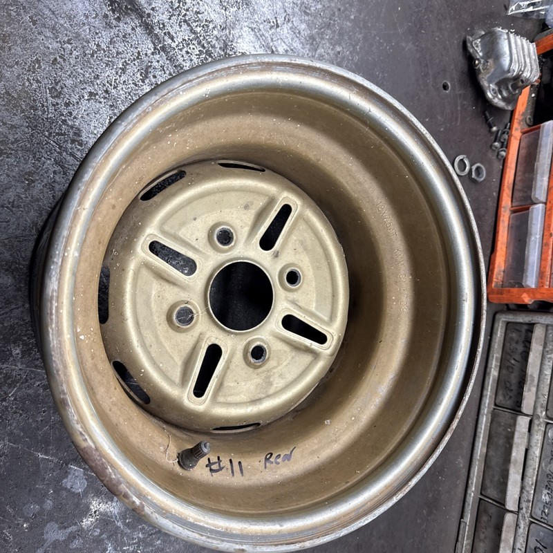 1998 Yamaha Grizzly 600 Rear Wheel Rim 12x7.5 Straight Good # 11