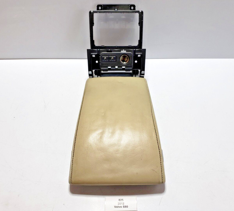 ✅ 2007-2016 OEM Volvo S80 V70 Front Center Console Armrest Lid Beige Assembly