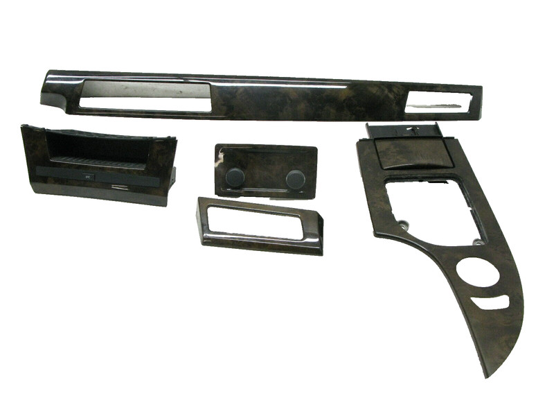04-07 BMW E60 525i 530i 535i Interior Wood Trim Dashboard Center Console 072318B