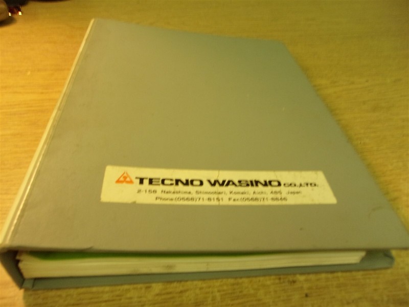 Tecno Wasino SM10 Operator's Manual CNC Turning/Milling Checkers