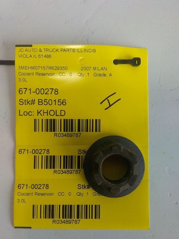 Coolant Reservoir Fits 06-09 FUSION 3489787