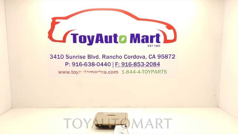 00 01 02 03 TOYOTA CAMRY DOME LAMP MAP LIGHT W/ROOF CONTROL TAN