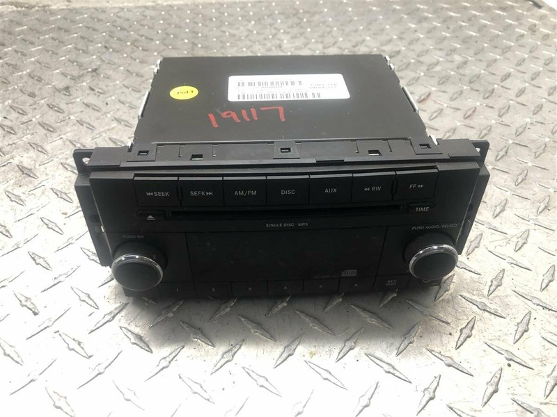08-10 DODGE CHARGER DAKOTA AM FM DVD RADIO PLAYER OEM 638-02464J