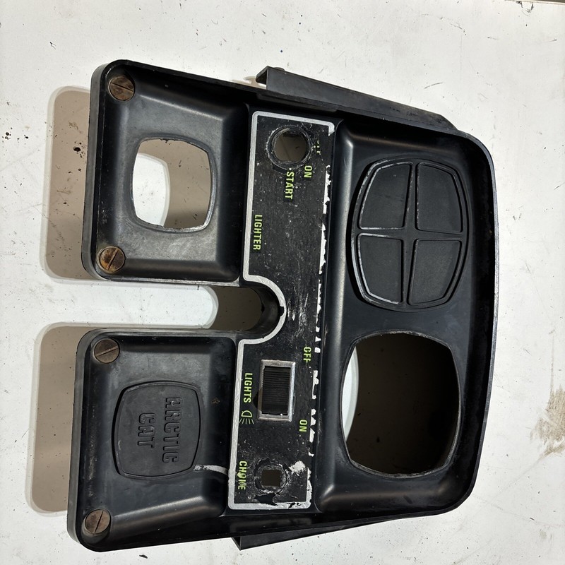 1973 Vintage Arctic CatCheetah Snowmobile Dash instrument panel Good