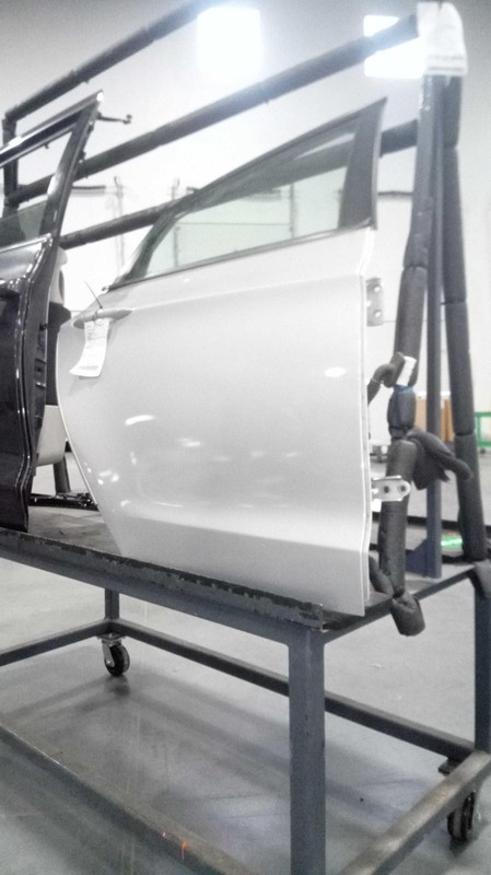 2016 Hyundai Elantra Rear Right Door Silver Used OEM Part - Damage Trim