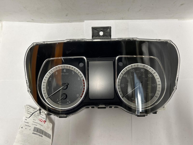 2019 NISSAN TITAN Speedometer cluster MPH navigation 5.6L 21k miles OEM 19