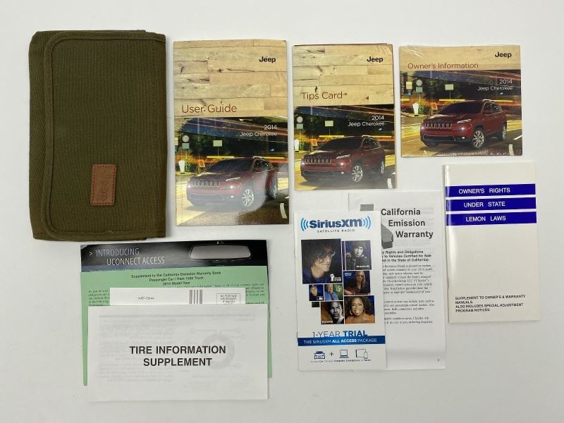 Owners Manual 2014 Jeep Cherokee 82179