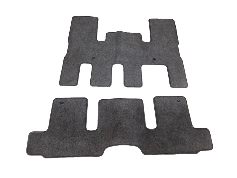 2015 2021 Kia Sedona Rear Floor 2ND 3RD Row Mat Carpet 2 PCS OEM A9F14AC200WK