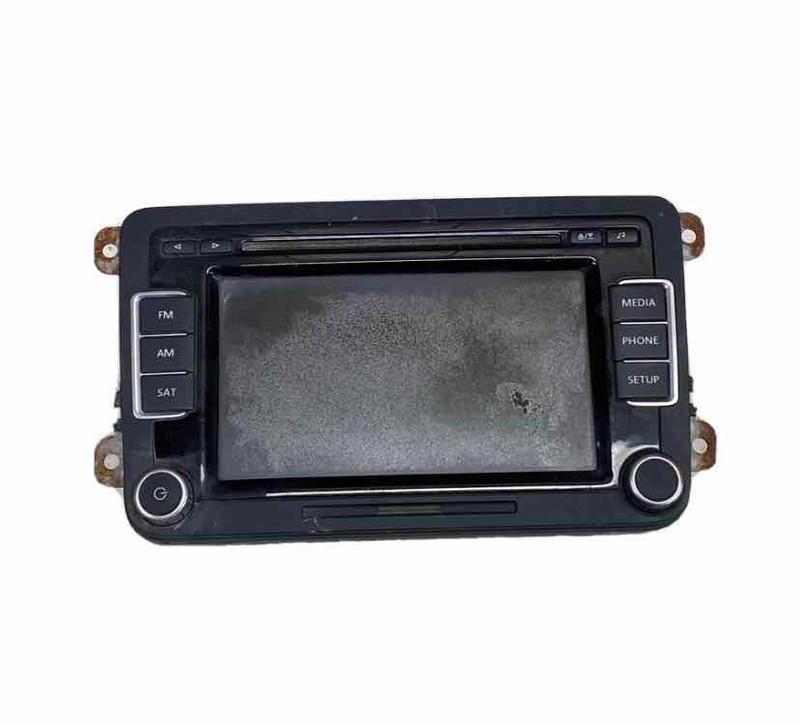 12 17 VOLKSWAGEN JETTA NO GLI RADIO RECEIVER W/O NAVIGATION AM-FM-CD 1K0035180AF