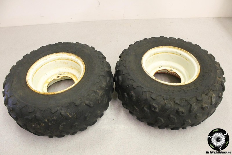 1997 Suzuki Quadsport 80 LT80 2x4 FRONT WHEELS RIMS LT 97