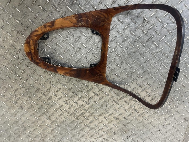 98-03 Jaguar X308 XJ8 XJR Vanden Plas Center Console Gear Shifter Bezel Wood OEM