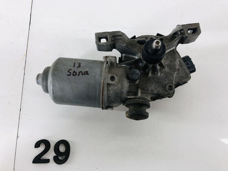 10-15 HYUNDAI SONATA FRONT WINDSHIELD WIPER WASHER TRANSMISSION MOTOR OEM