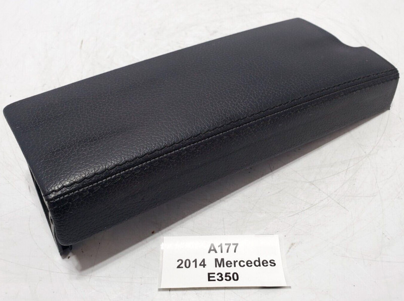 ✅ 14-17 OEM Mercedes C207 E350 E550 Center Console Armrest Leather Black NOTE*