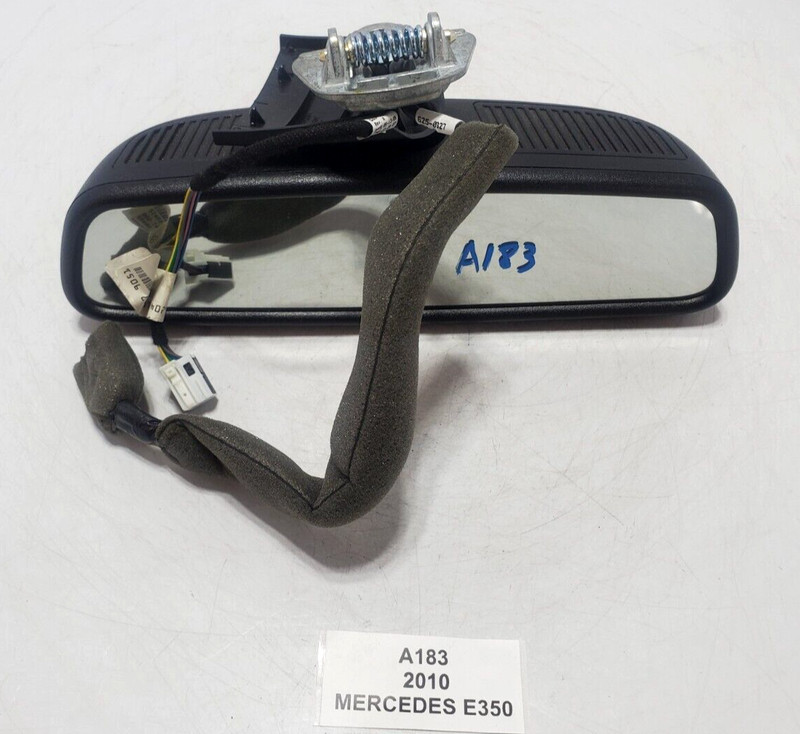 ✅ 2008-2011 OEM Mercedes W212 E350 E550 Interior Rear View Mirror Black