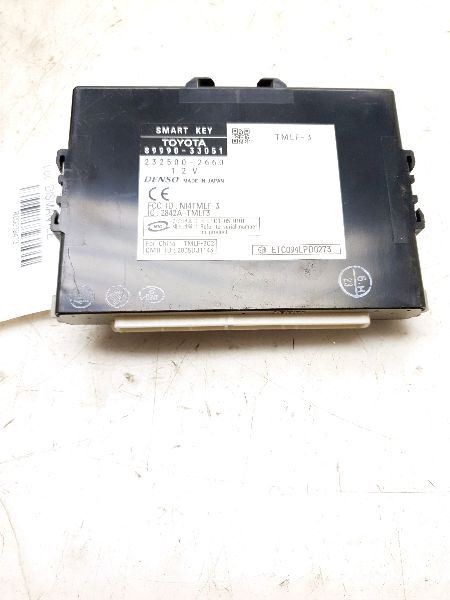 2007 LEXUS ES350 THEFT-LOCKING SECURITY CONTROL MODULE ECM ASSEMBLY