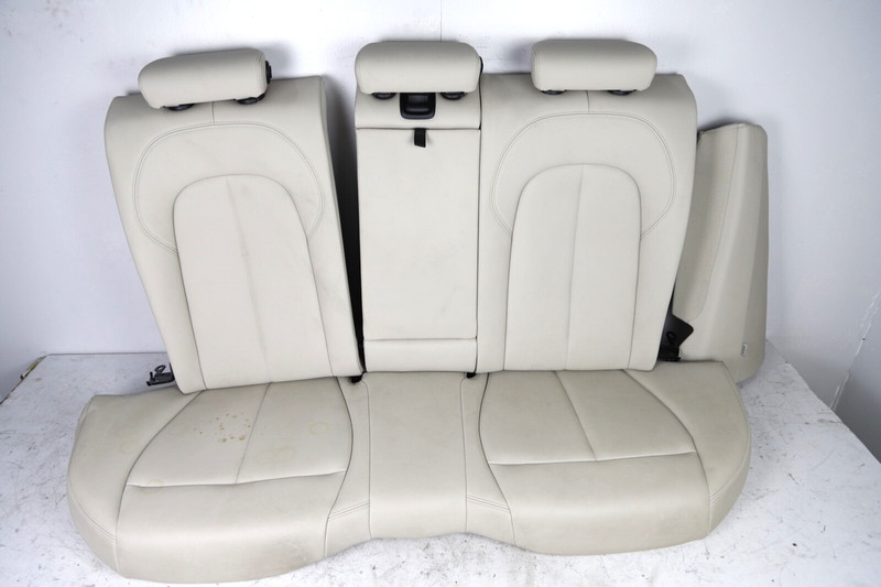 2020 2021 BMW 228i F44 REAR SEAT UPPER BOTTOM CUSHION W/ ARMREST SET OYSTER OEM