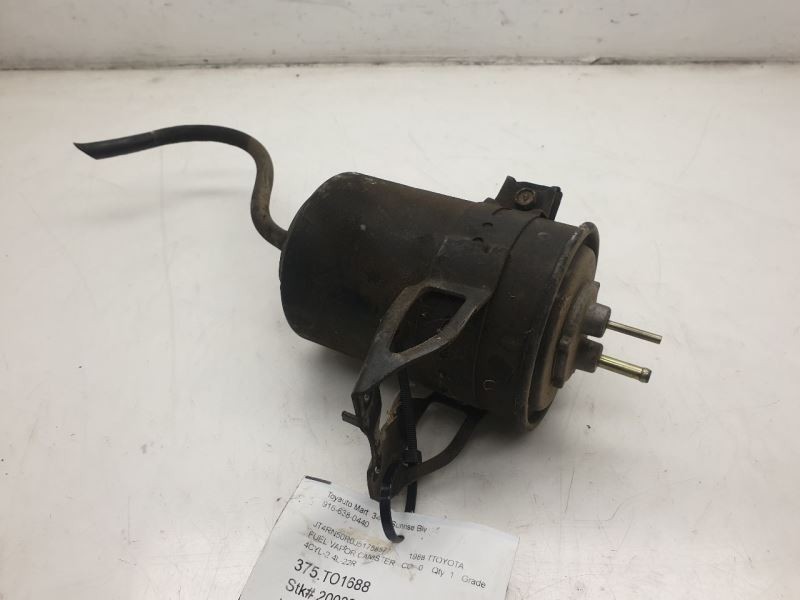 1988 TOYOTA PICKUP 2.4L 4CYL FUEL VAPOR CANISTER ASSEMBLY