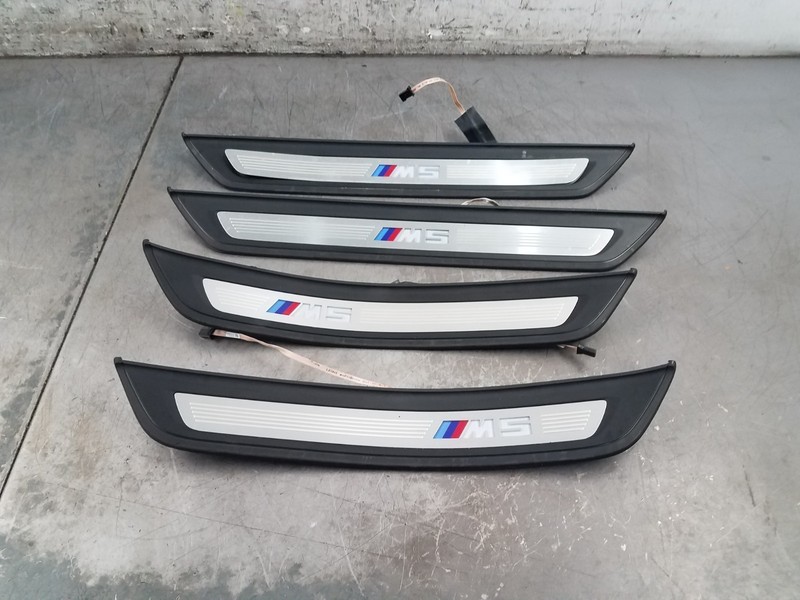 2022 BMW M5 F90 Illuminated Door Sill Trim Cover Set #7725 C4