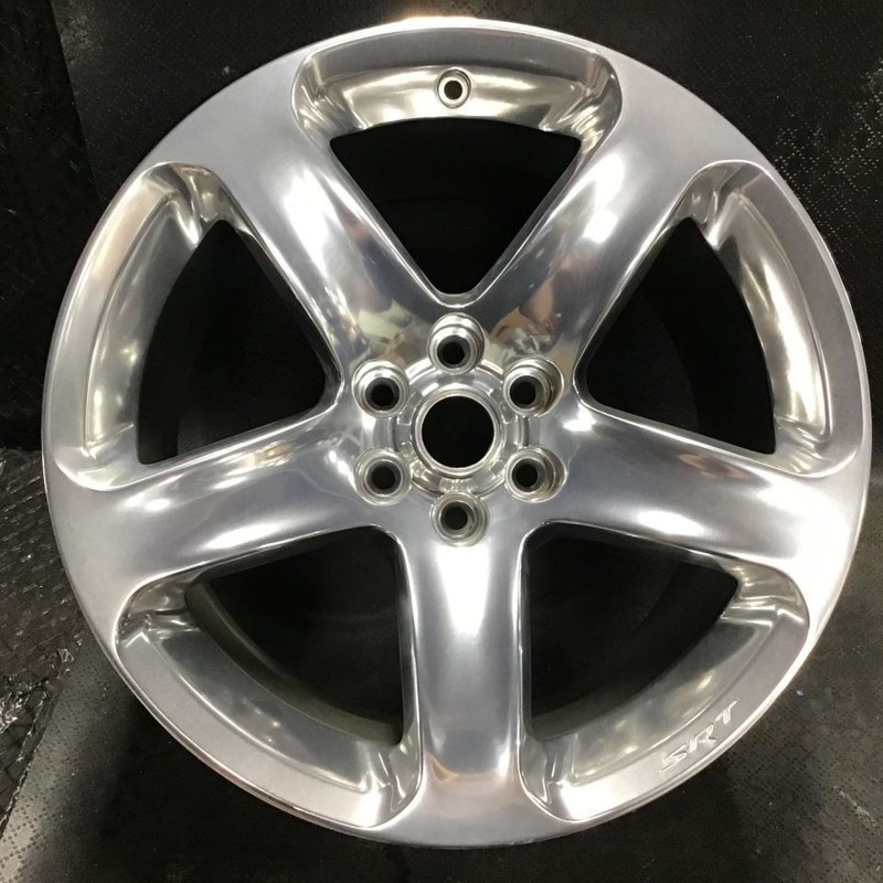 2013-2017 Viper 2464 A Front Wheel 18 x 10-1/2 5 Spoke Rim Polished 1WL85AAAAB
