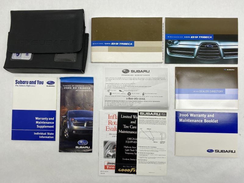Owners Manual 2006 Subaru Tribeca 81082