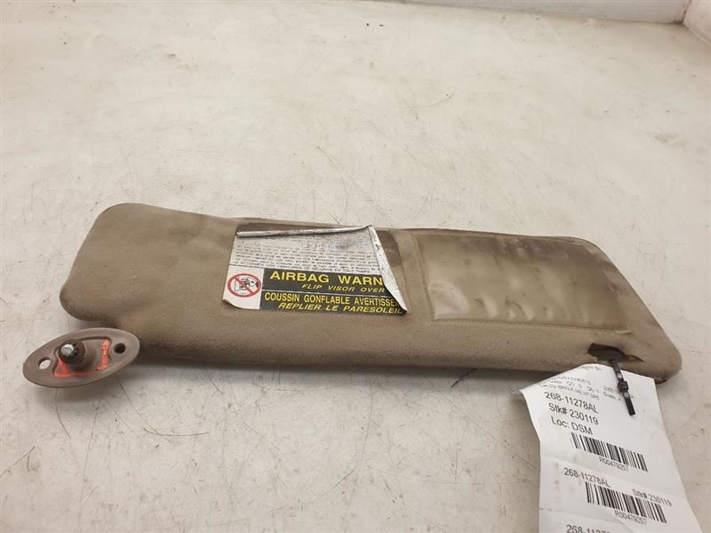 2000 TOYOTA TACOMA DRIVER SIDE SUN SHADE VISOR ASSEMBLY