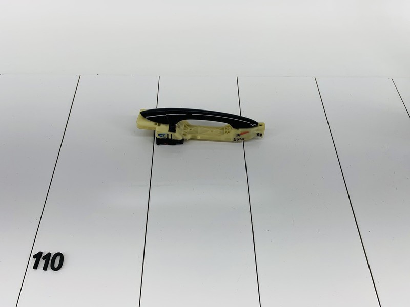 11-15 HYUNDAI SONATA REAR RIGHT SIDE EXTERIOR DOOR HANDLE PHANTOM BLACK OEM