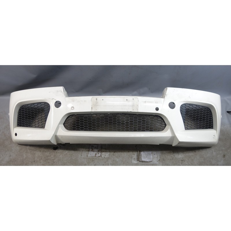 Damaged 10-14 BMW E70 X5M X6M Front Bumper Trim Cover Alpine White OEM
