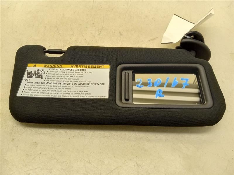 2019 LEXUS UX250H PASSENGER SIDE SUN VISOR ASSEMBLY