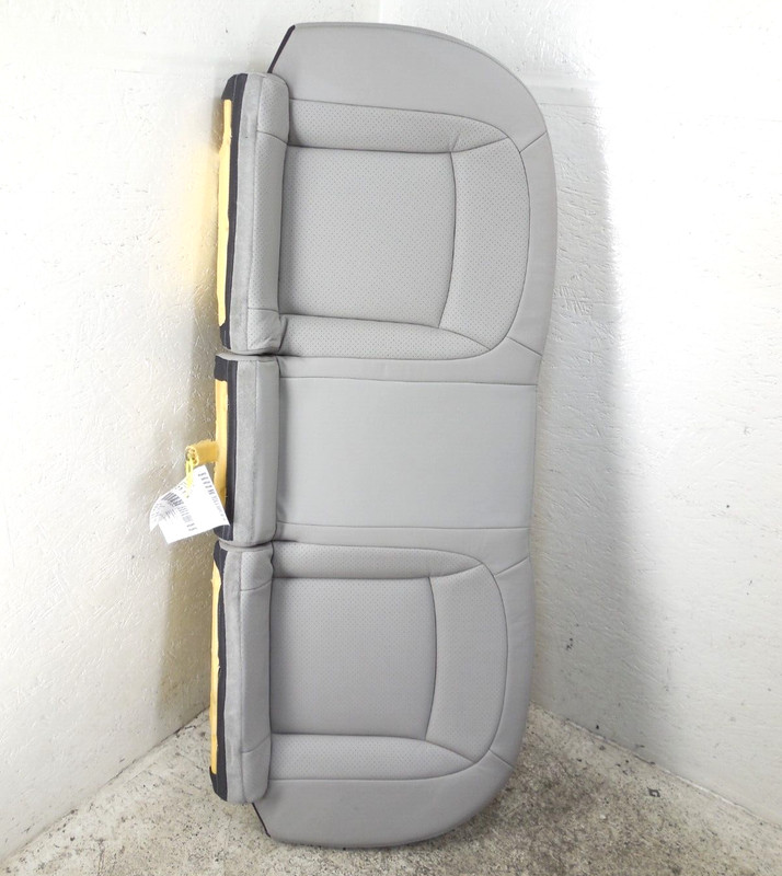 2011 11 Nissan Rogue Rear Lower Bottom Seat Cushion OEM Leather Grey