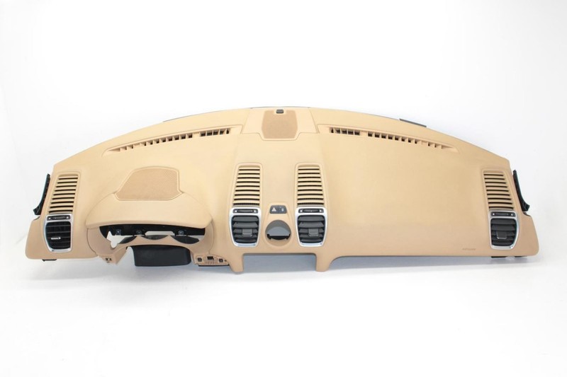 13-16 Porsche Boxster 2.7L Tan Vinyl Leatherette Dash Panel Assembly