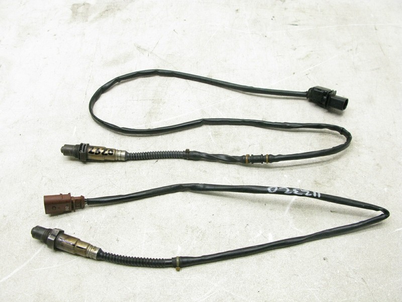 05-09 AUDI B7 A4 2.0T SEDAN EXHAUST PRE POST CAT O2 OXYGEN SENSOR SET OEM 112320