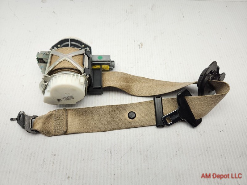 2014 BMW 320i 328i 335i F30 Front Left Seat Belt Retractor Veneto Beige 7309343