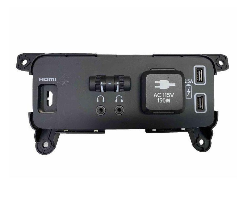 Honda Pilot hdmi usb auxiliar charger port 2020 rear center console OEM M53589