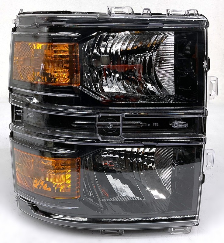 OEM Headlamp For Chevy Silverado 4500, 5500, 6500 HD 4078318C91 w/OUT black trim