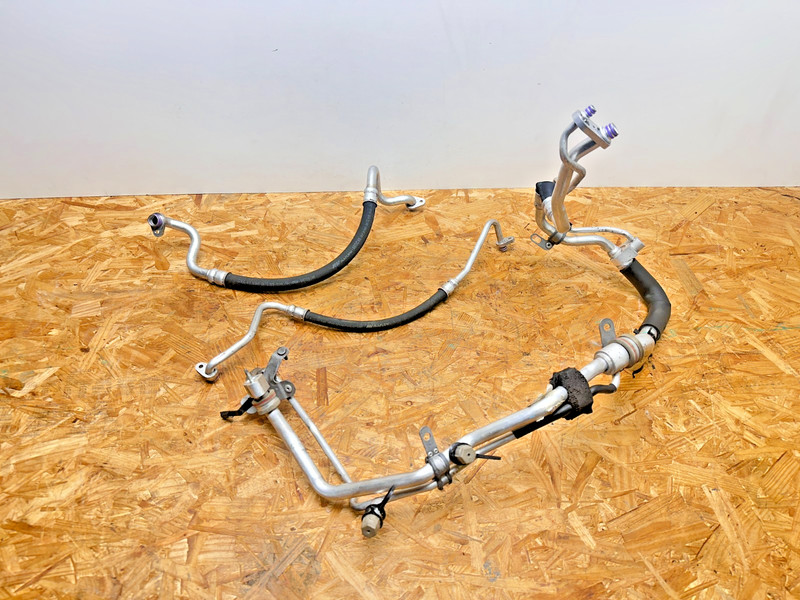 16–25 Jaguar F-Pace X761 AC A/C Air Conditioning Line Pipe Hose Tube SET OEM