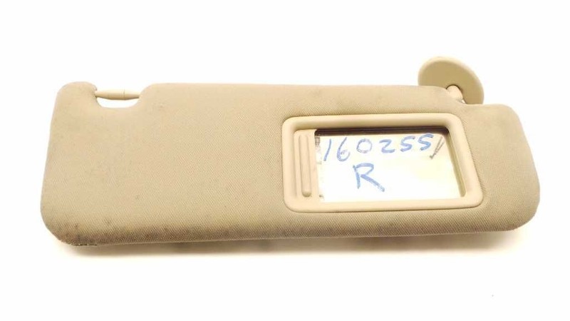 Passenger Right Sun Visor Without Illumination Fits 12-17 CAMRY 120817