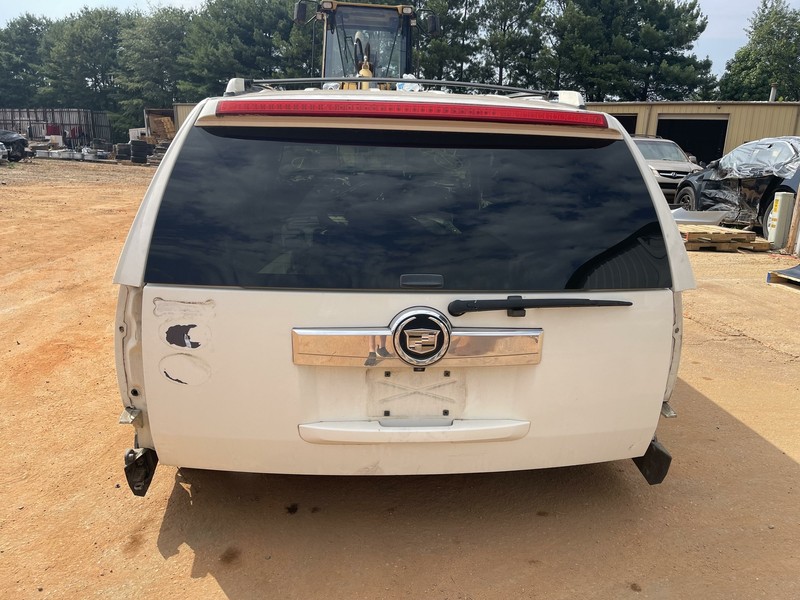 09-14 CADILLAC ESCALADE REAR TRUNK LID LIFTGATE TAIL GATE ASSEMBLY OEM WHITE