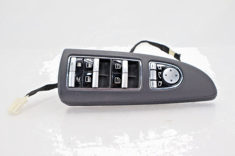 07-13 MERCEDES WINDOW SWITCH MASTER WINDOW SWITCH DRIVER FRONT OEM W221 S500 216