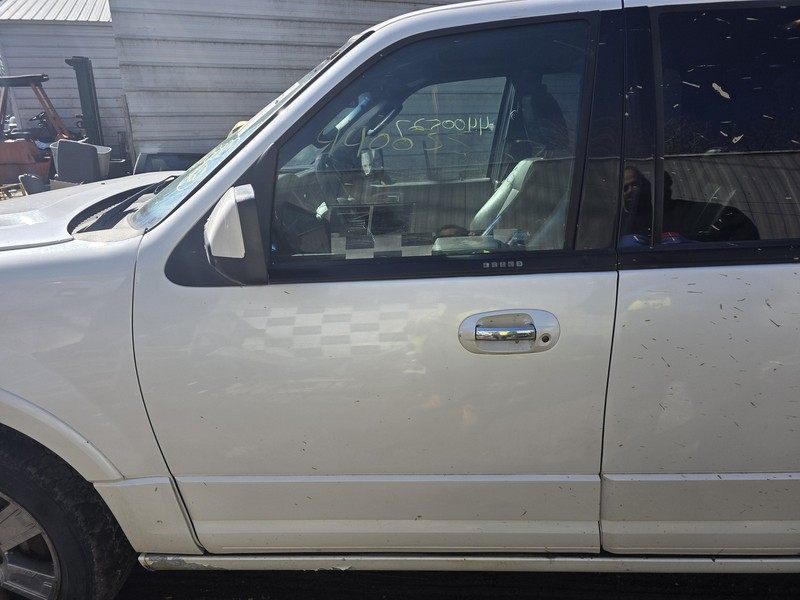 07-17 Ford Expedition Driver Left Door Assembly White Assembly (UG) Tested