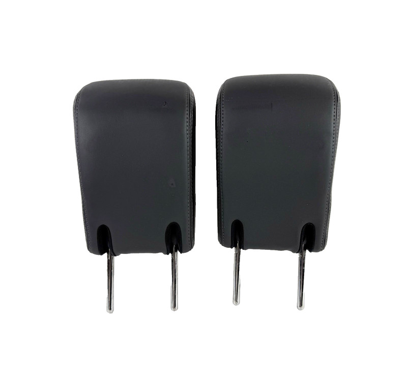 2013-2019 Nissan Pathfinder 3rd Row Headrests L+R Black Leather OEM Set